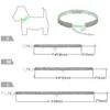 Adjustable Rhinestone Pet Collar with Love Heart Pendant view 3