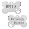 Ibera Gifts - Personalized Dog Tag in Bone Shape for Small Pets view 1