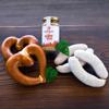 WURSTBARON Premium Weisswurst Gift Package with Pretzels, Beer and Sweet Mustard view 2