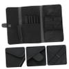 Black Leather Scissor Organizer for Barbers and Hairstylists view 3