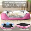 PETCUTE Washable Orthopedic Dog and Cat Bed view 4