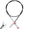 Drain Snake and Clog Remover, 63-Inch Drain Cleaning Tool view 1