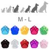 Ibera gifts Paw-Shaped Engraved Pet ID Tag for Medium to Large Dogs and Cats, Red view 3