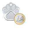 Ibera gifts Paw-Shaped Engraved Pet ID Tag for Medium to Large Dogs and Cats, Red view 4