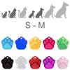 Ibera Gifts - Engraved Dog Tag in Paw Shape for Small to Medium Dogs and Cats (Purple) view 3
