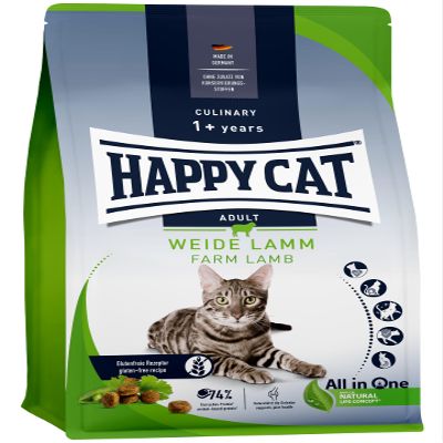Happy Cat Culinary Adult Cat Food Pasture Lamb, Gluten-Free, 4 kg