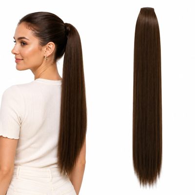 CAISHA 65 cm Hairpiece Ponytail Drawstring Closure Light Brown PH617