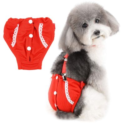 Zunea Washable Dog Diapers for Female Extra-Small Dogs, XS