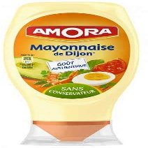 Amora Plain Mayonnaise, Smooth, 415 g, 4-Pack