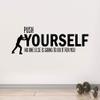 Push Yourself Vinyl Wall Sticker for Kids’ Room or Living Room, Home Decor, 85 x 69 cm view 1