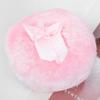 Fluffy Pink Powder Puffs with Ribbon, 9 cm, 2-Pack view 2