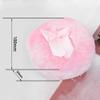 Fluffy Pink Powder Puffs with Ribbon, 9 cm, 2-Pack view 3