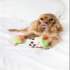 Pearhead Yappy Snacks Plush Squeaky Dog Toy Set view 3
