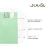 Sovie HORECA Pistachio Cutlery Napkins, Linclass Airlaid, 40 x 40 cm, 1/8 Fold, 75 Count view 3
