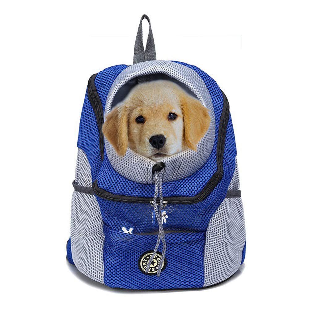 Pet Carrier Backpack for Small Dogs and Cats Up to 2–2.7 kg, Hands-Free Travel Bag with Breathable Design and Waterproof Bottom for Hiking and Travel