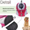 Pet Carrier Backpack for Small Dogs and Cats Up to 2–2.7 kg, Hands-Free Travel Bag with Breathable Design and Waterproof Bottom for Hiking and Travel view 3