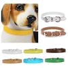 CUSROS Faux Leather Dog Collar for Puppies, Coffee, XS view 2