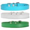 CUSROS Faux Leather Dog Collar for Puppies, Coffee, XS view 4