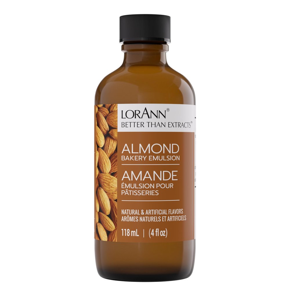 LorAnn Bakery Emulsion Food Flavoring, Almond, 118 ml