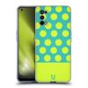 Head Case Designs Blue-Green with Lemon-Yellow Dots Nail Art Soft Gel Phone Case for Realme X7 5G view 1