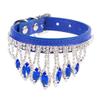 RayMinsino Adjustable Rhinestone Diamond Jewelry Collar for Puppies and Cats view 1