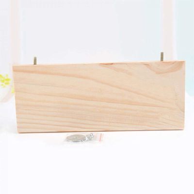 Jeanoko Wooden Squirrel Hamster Springboard 13 * 28cm