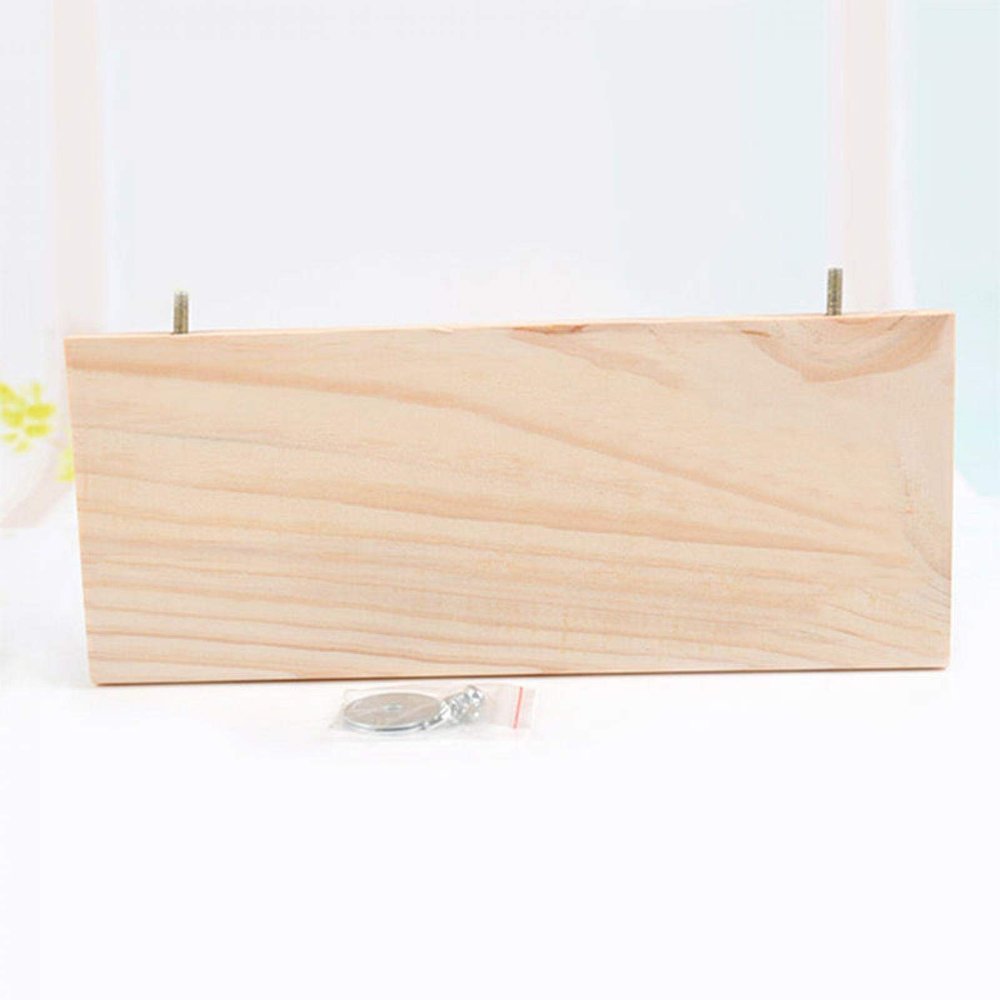 Jeanoko Wooden Squirrel Hamster Springboard 13 * 28cm
