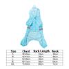 Dog Raincoat with Reflective Hood (L: Blue) view 3