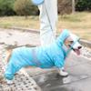 Dog Raincoat with Reflective Hood (L: Blue) view 4