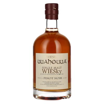 Wieser Single Malt WIESky Pinot Noir Whisky 40% ABV, 0.5 L