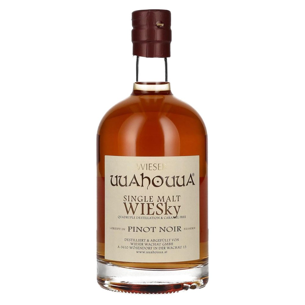 Wieser Single Malt WIESky Pinot Noir Whisky 40% ABV, 0.5 L