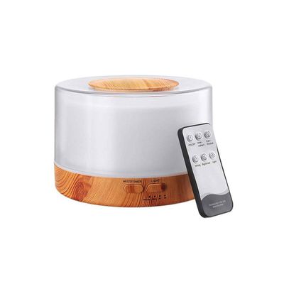 700 mL Aroma Diffuser, Ultrasonic Humidifier with Remote Control, 7-Color LED, Type-C EU Plug