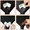 8-Piece Table Edge Protectors for Babies and Children, Soft Foam, Black view 4