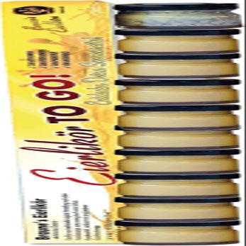 Brown Egg Liqueur To Go | Sonnenseite | 10 x 25 ml for Tasting | 4-Pack/To-Go Stick