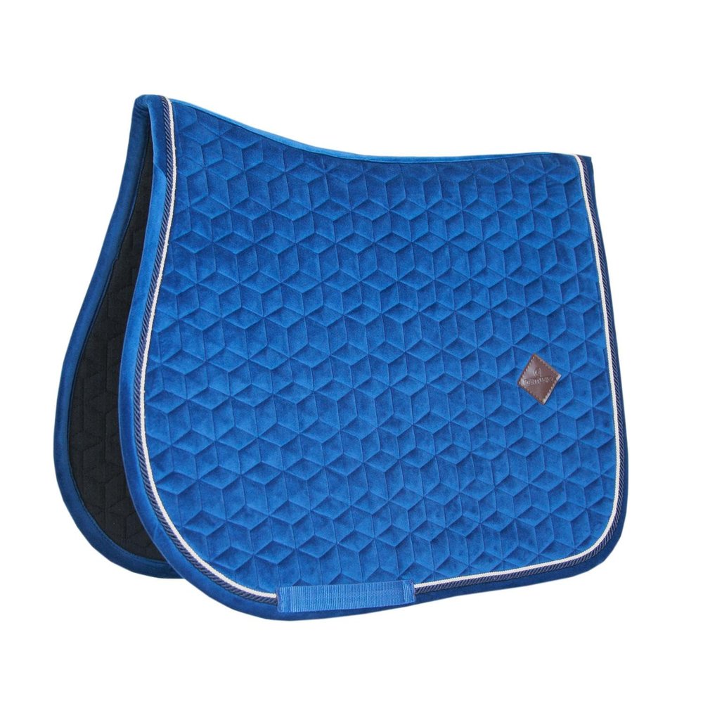 Kentucky Horsewear Velvet Basic Jumping Saddle Pad, Navy