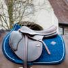 Kentucky Horsewear Velvet Basic Jumping Saddle Pad, Navy view 2
