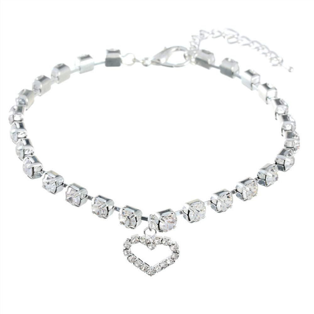 RayMinsino Pet Single-Flow Rhinestone Collar