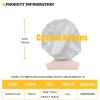 SEANATIVE Pink Breast Cancer Design Super-Soft Double-Layer Sleep Bonnet with Drawstring view 2