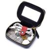 Aileder Mini Leather Lipstick Case with Mirror, Red view 4