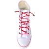 Goodlace No-Tie Elastic Shoelaces with Lock, Silver Gray view 3