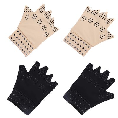 Arthritis Hand and Wrist Support, Fingerless Magnetic Compression Glove