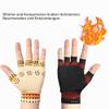 Arthritis Hand and Wrist Support, Fingerless Magnetic Compression Glove view 3