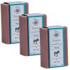 Maison du Savon de Marseille French Soap with Fresh Organic Donkey Milk, Monoi Scent, 3 x 125 g Bars view 1