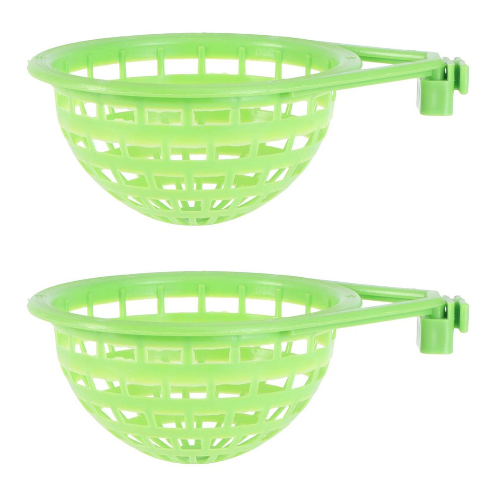 balacoo 2-Piece Plastic Bird Nest Holder Set, 14 x 11 x 5 cm