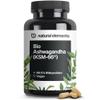 natural elements Organic Ashwagandha KSM-66, 180 Capsules, 5% Withanolides, Lab-Tested, Vegan view 1