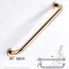 QSCTYG Bathroom Grab Bar, 50 cm, Copper, Gold-Finish Brass view 2