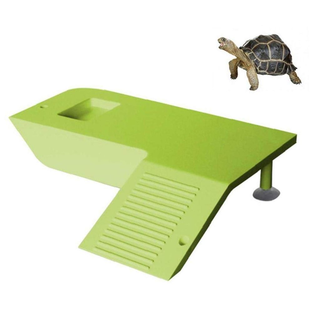 TOSSPER 1pc Turtle Floating Island Aquatic Pet Reptile Pier Aquarium Ornament Turtle Habitat Bask Platform