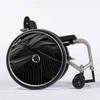 Wheelchair Spoke Guards (Pair) for 49.51–50.50 cm Outer Diameter Hand Rims, Flat Holders – Black Lines view 2