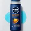 NIVEA MEN Sport Body Wash, 400 ml, Mineral-Enriched Refreshing Shower Gel for Active Men view 3