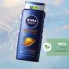 NIVEA MEN Sport Body Wash, 400 ml, Mineral-Enriched Refreshing Shower Gel for Active Men view 4
